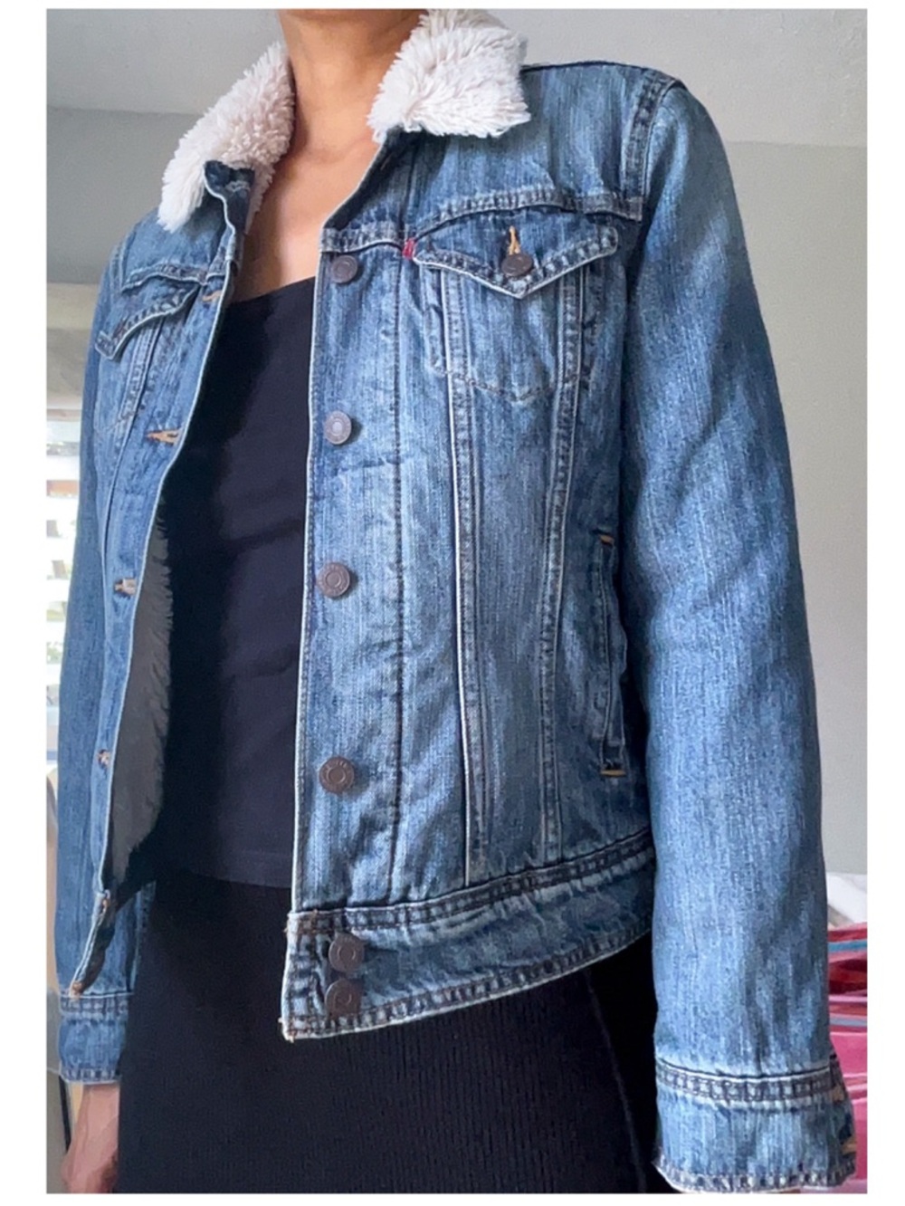 Levi's Denim Trucker Sherpa Jacket, SM